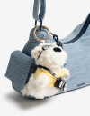 Llavero Cozy Llavero Y Bag Charm Peluche Perrito - Combinacion Multicolor