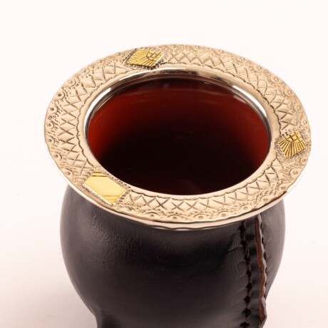 Mate de Alpaca y Bronce Y4 de ceramica