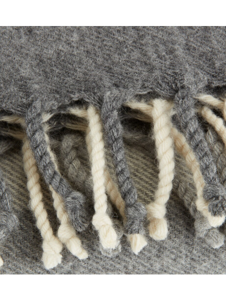 Manta throw LUNDKARSE 130x170 lana gris/beige Manta throw LUNDKARSE 130x170 lana gris/beige