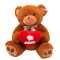 Oso De Peluche Con Corazón Marrón