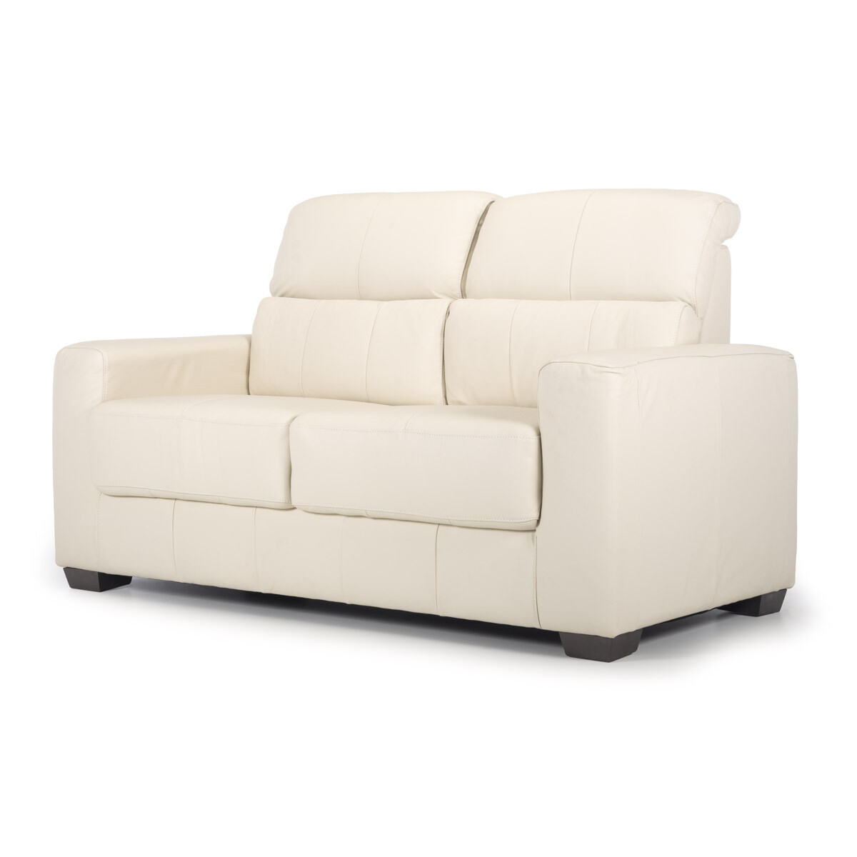 Sofá Loft - Cuero Básico - 2 Cuerpos - Off White - (Preventa) 