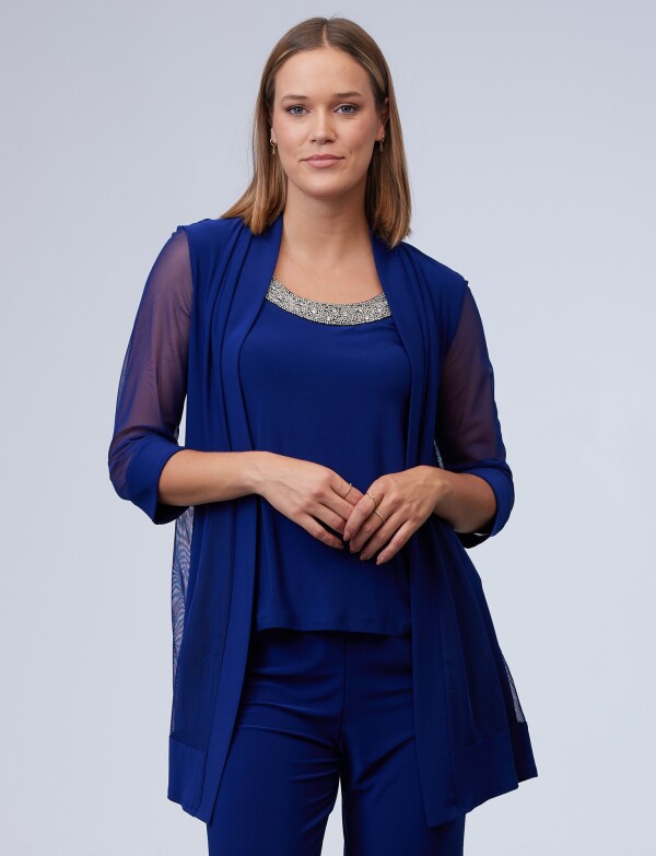 Set Blusa, Pantalón & Chaqueta AZUL