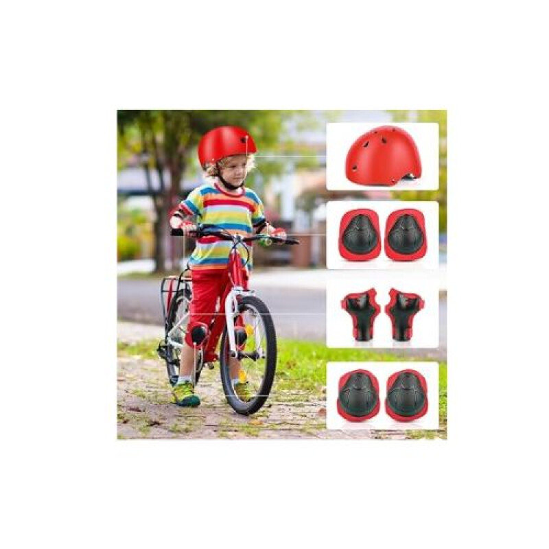 Pack Rodilleras y Coderas Rojas - Hape Pack Rodilleras Y Coderas Rojas - Hape
