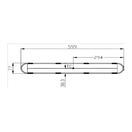 LEDVANCE DAMP PROOF PFM 15W 4000K 2250LM Tubo LED Estanco LEDVANCE 60CM 15W 4000K IP65
