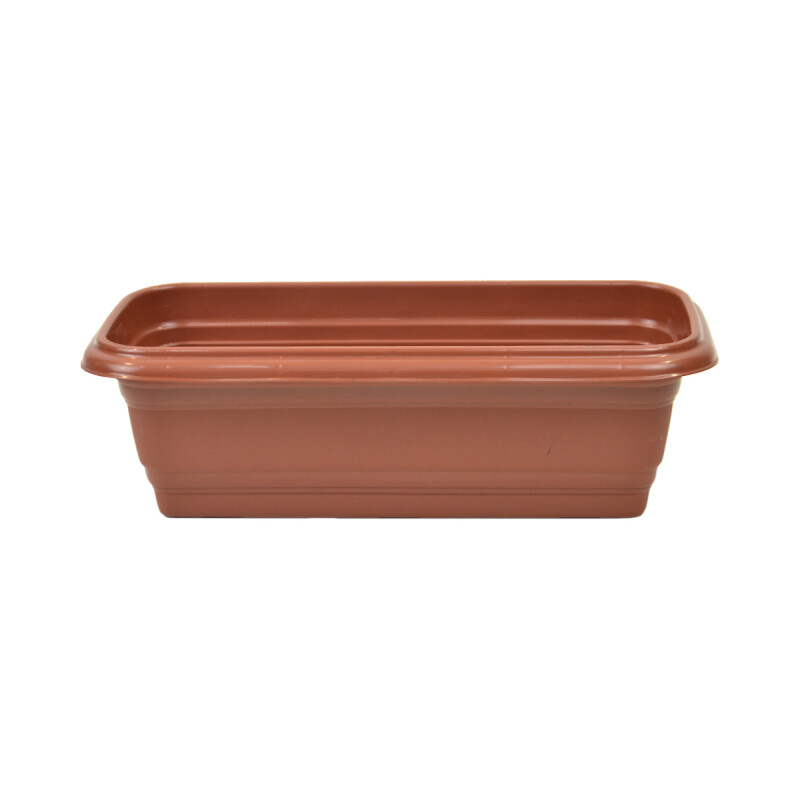 Maceta rectangular 3 lts MARRON
