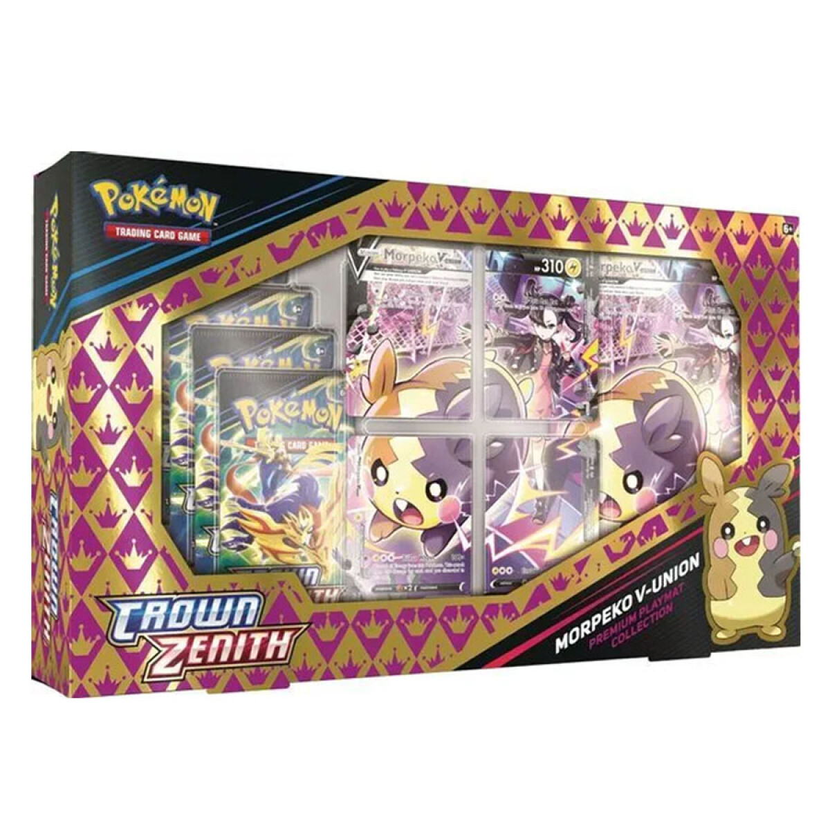 Pokemon TCG: Crown Zenith - Morpeko V-Union Premium Playmat Collection [Inglés] 