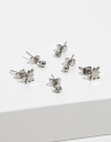 Aros Sets Metal Set De Aros - Plateado