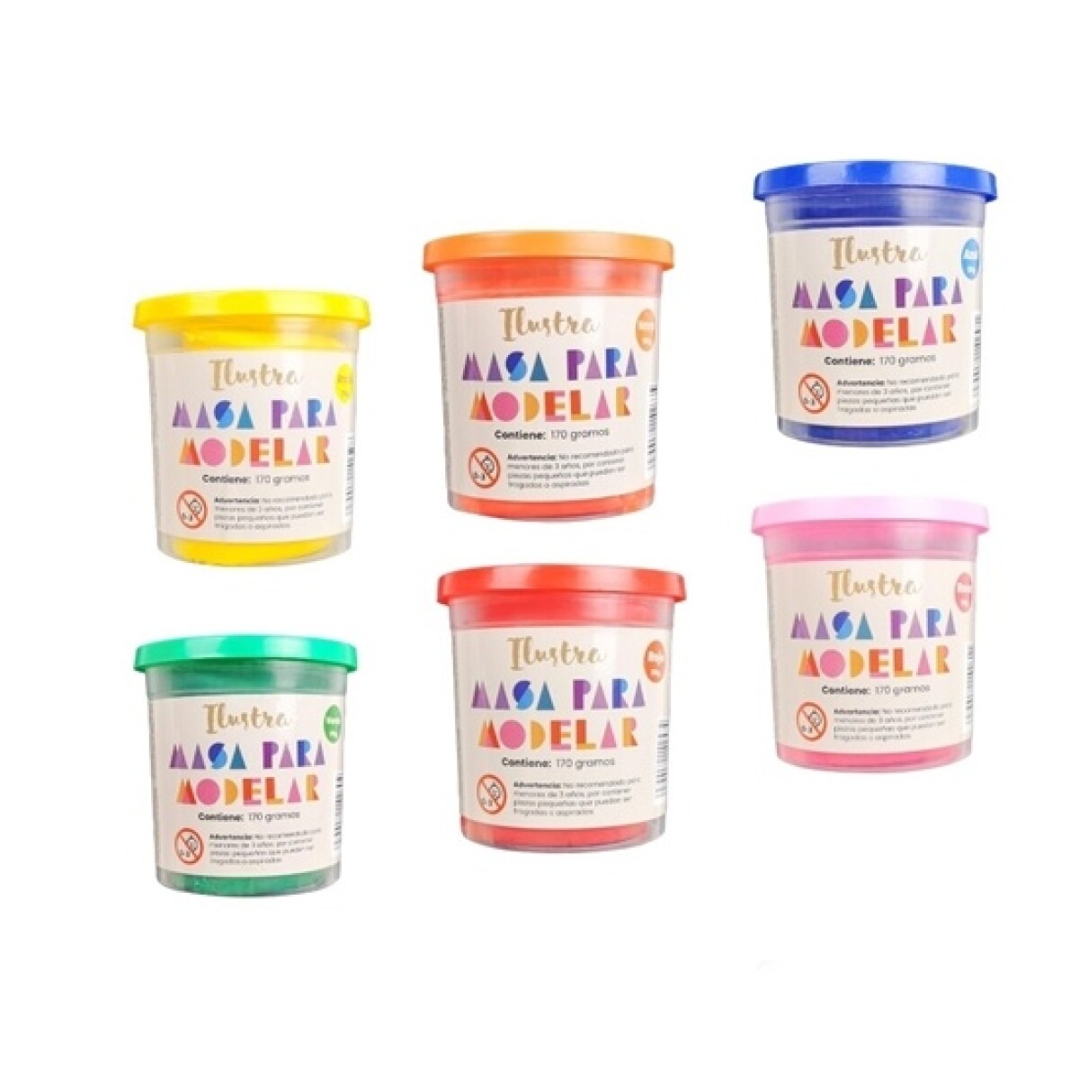 Masa De Modelar 170Gr Limón Ilustra 