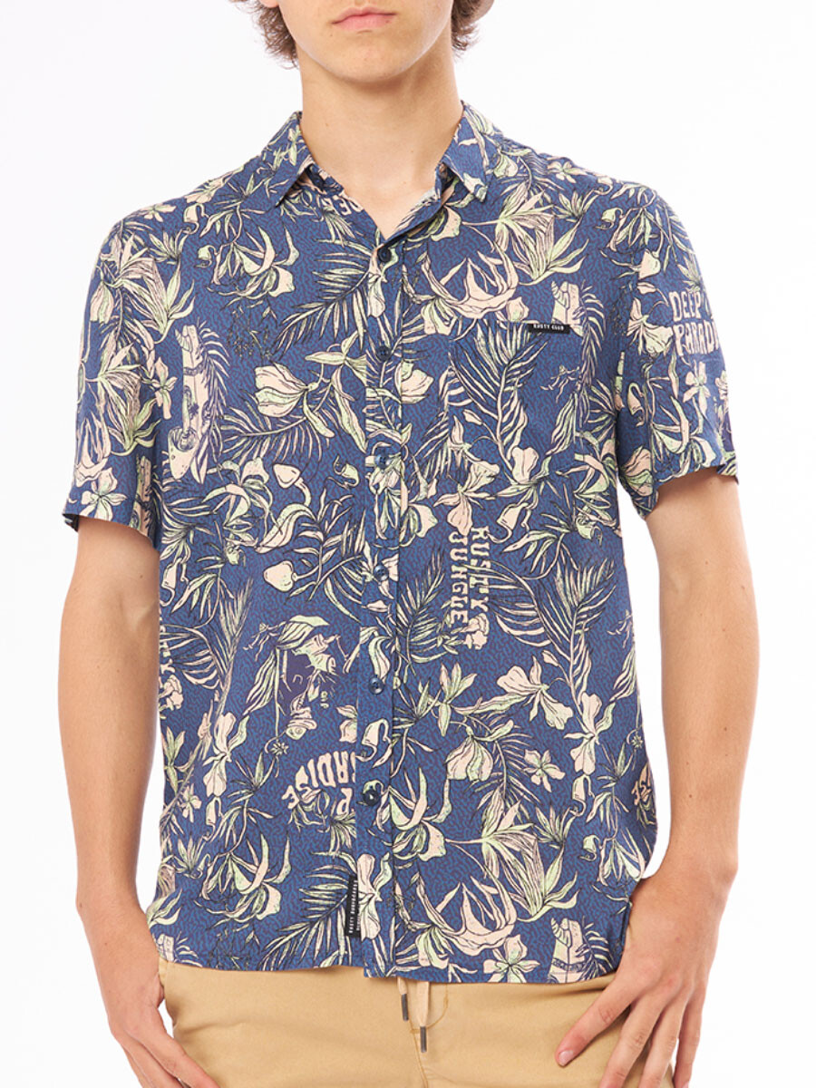 CAMISA CARAY TEEN RUSTY - Navy 