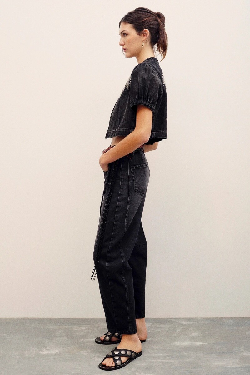 JEAN BARREL BLACK ROCK Negro