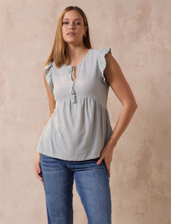Blusa Calada GRIS CLARO
