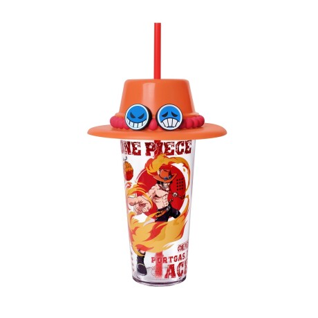 Vaso One Piece sombrero 640ml Ace