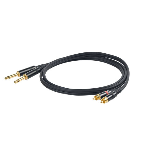 CABLE ADAPTADOR PROEL CHLP310LU3 2X6,3 A 2XRCA 3MT. CABLE ADAPTADOR PROEL CHLP310LU3 2X6,3 A 2XRCA 3MT.