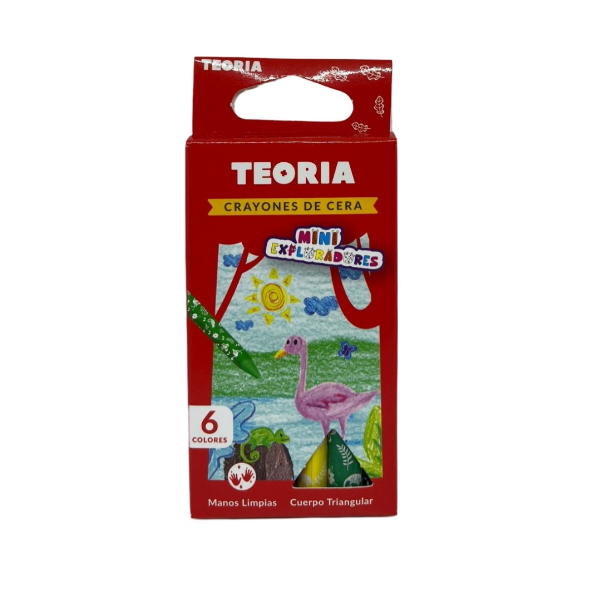 Crayones Finos Triangulares x6 Teoría+ 