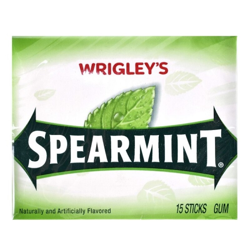 Chicle Wrigley's Spearmint 15 Sticks Chicle Wrigley's Spearmint 15 Sticks