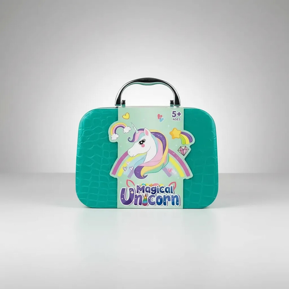 Valija de maquillajes con espejo y accesorios Valija de maquillajes con espejo y accesorios