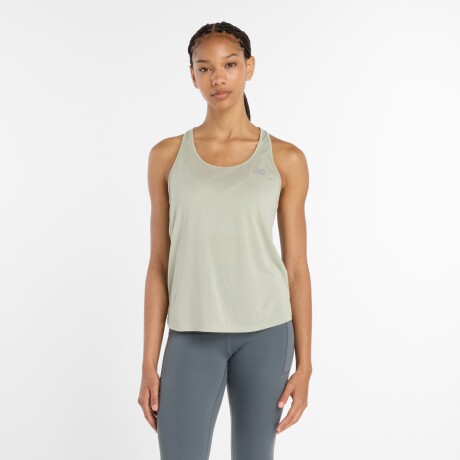 Musculosa New Balance de Dama - Athletics Tank - WT41250GSH GREEN