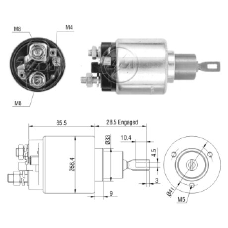 AUTOMATICO DE ARRANQUE - BOSCH VW GOL 1.0=ZM.971 ZM AUTOMATICO DE ARRANQUE - BOSCH VW GOL 1.0=ZM.971 ZM