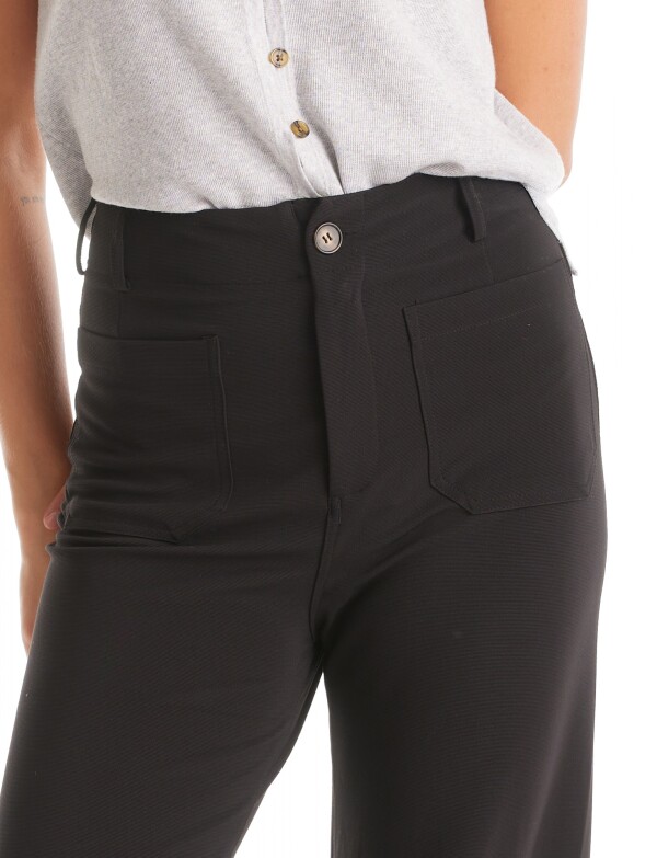 Pantalon Wide Leg NEGRO