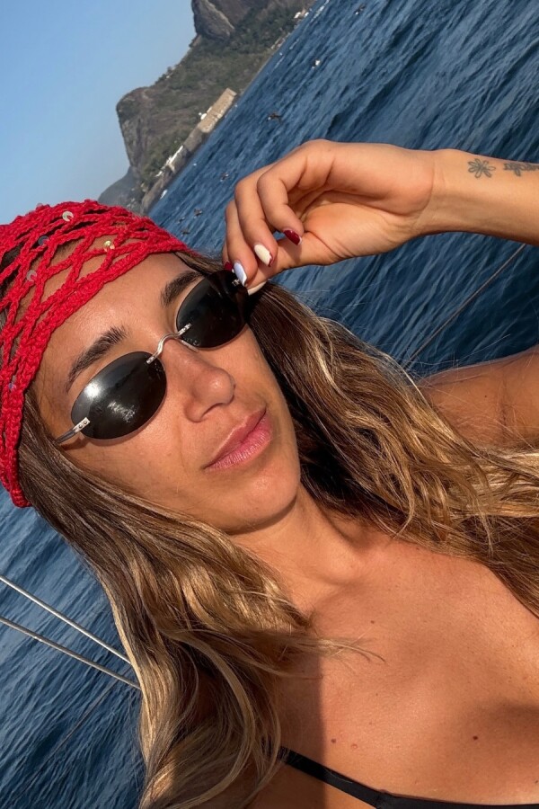Crochet cap Rojo
