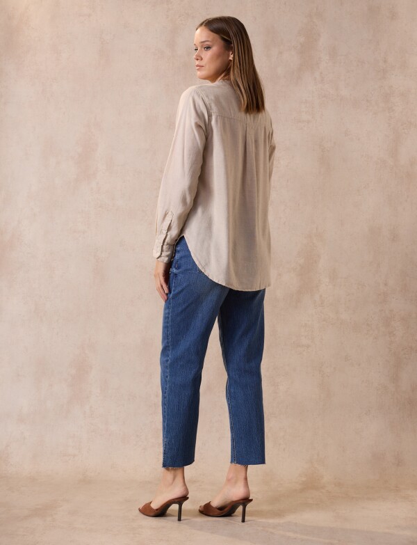 Blusa Lino BEIGE