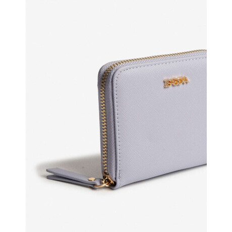 Billetera Con Cierre Violeta Lila