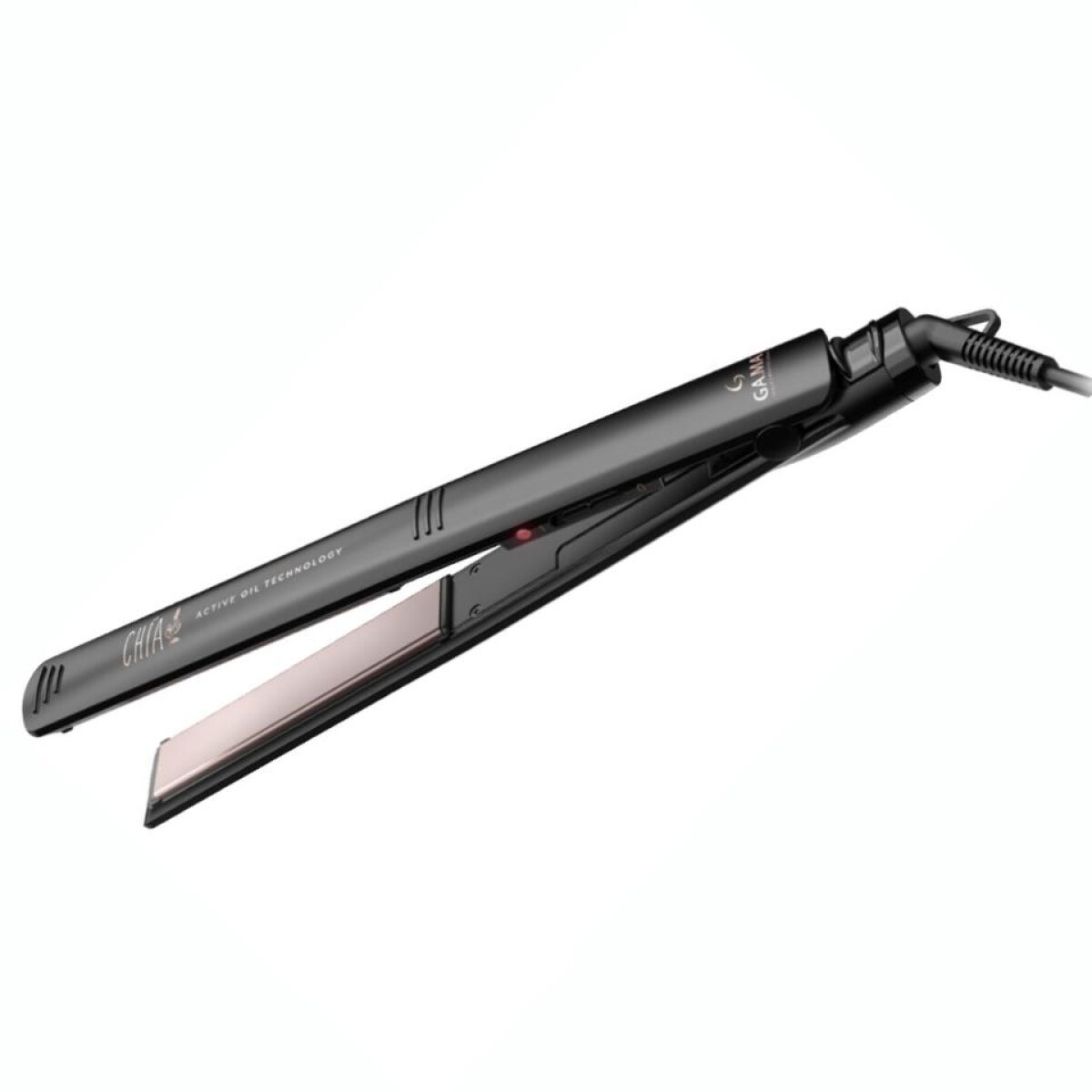 Planchita De Pelo GAMA Elegance Chia Temperatura Fija - Negra 