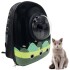 Mochila Transportadora De Mascotas Con Burbuja Gato Perro Variante Diseño Bosque