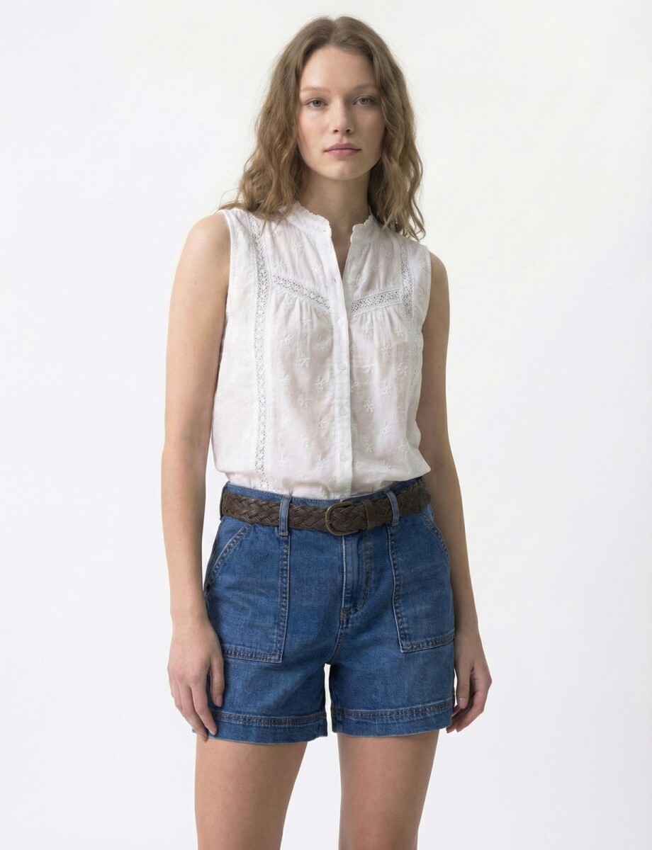 Short Con Cinto - Jean 