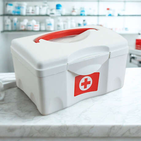 Caja de primeros auxilios BLANCO