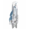 Silla de comer para bebé Bebesit Snack plegable y ajustable gris con cinturón seguro para usar en casa Azul