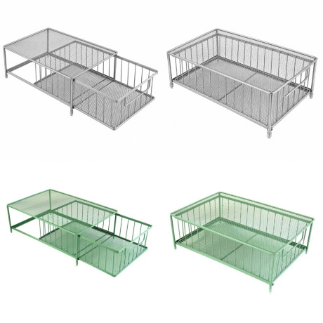 Organizador apilable de metal Organizador apilable de metal