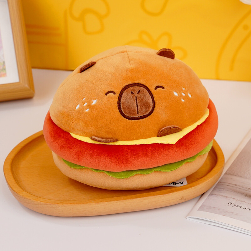 Peluche Capibara Bakery - Hamburguesa - Xs Peluche Capibara Bakery - Hamburguesa - Xs