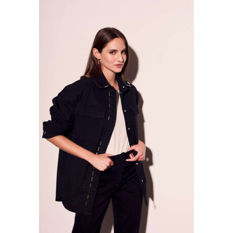 Sobrecamisa Tachas Negro