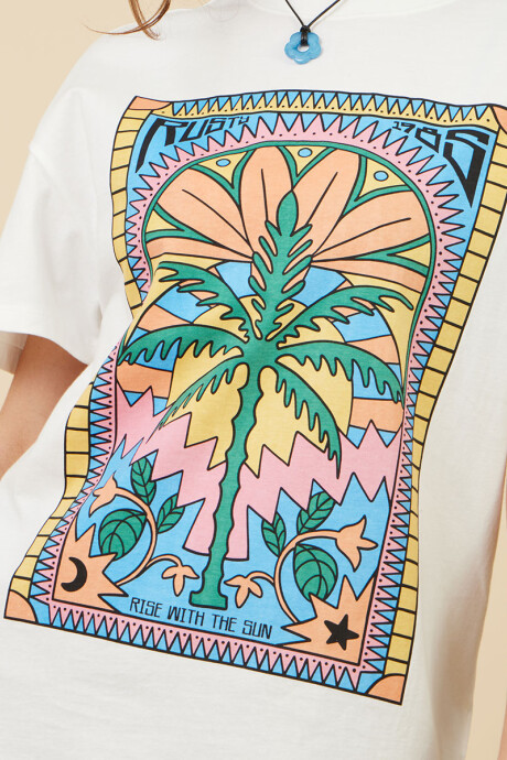 T-SHIRT DROMA RUSTY Blanco