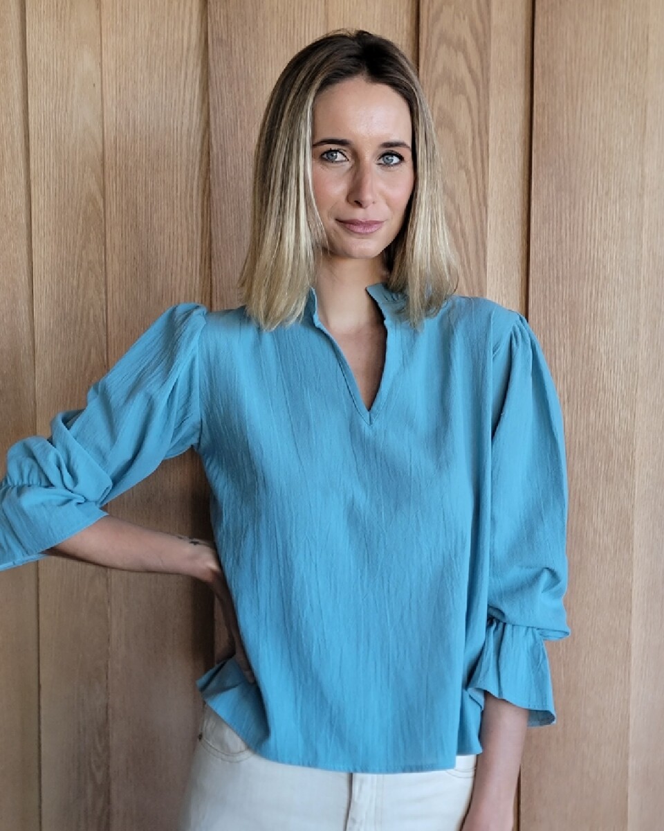 Blusa Copenhague - Tourquesa 
