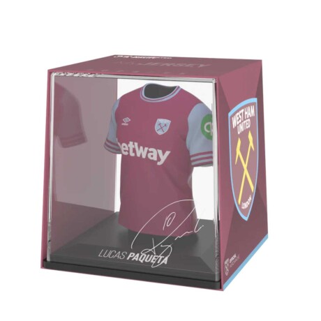 Mini Camiseta LUCAS PAQUETÁ 10 – West Ham United 2024/25 Hom BORDO