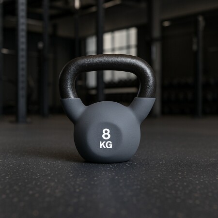 PESA RUSA HIERRO RECUBIERTA NEOPRENO 8KG NEGRO