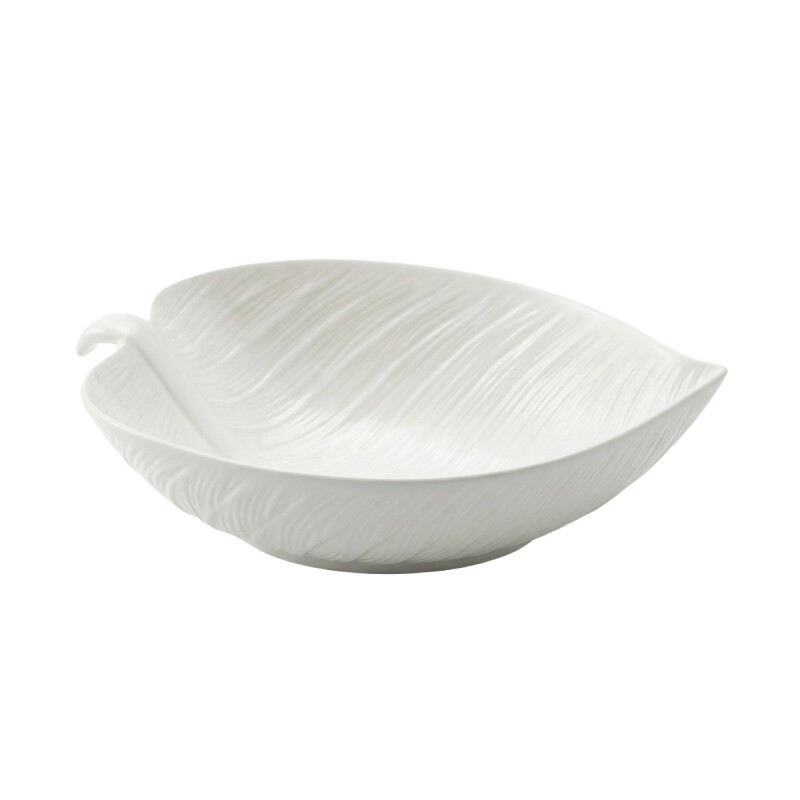BANDEJA CERAMICA HOJA 30.5X20.5CM Unica