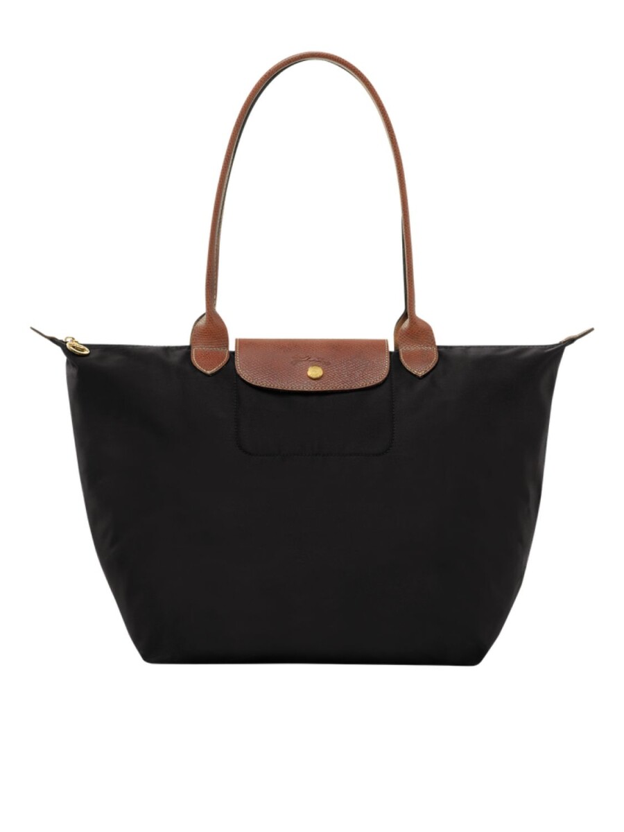 Longchamp -Cartera Longchamp plegable de nylon con cierre y asa larga, Le pliage L - 0 