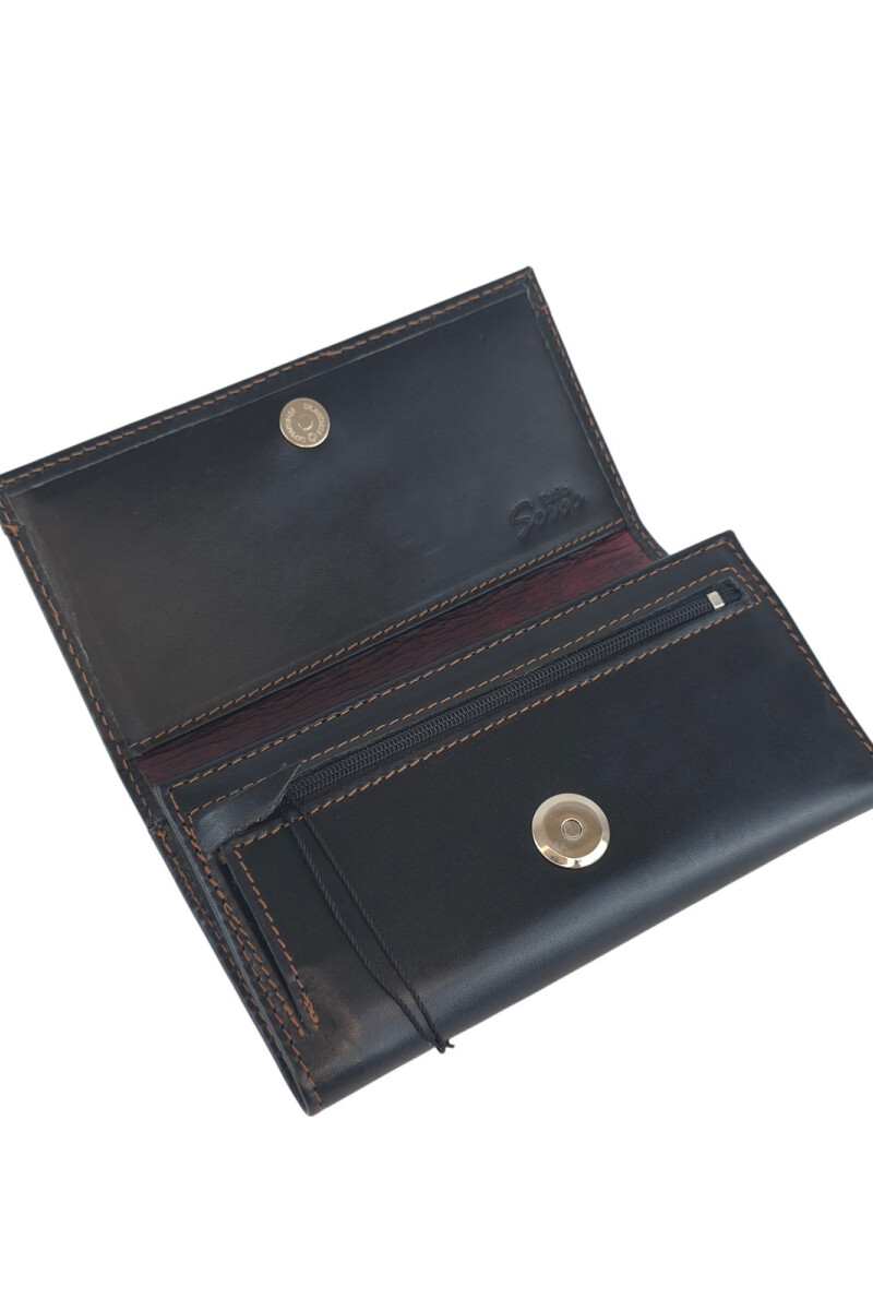 Billetera clasica Negro