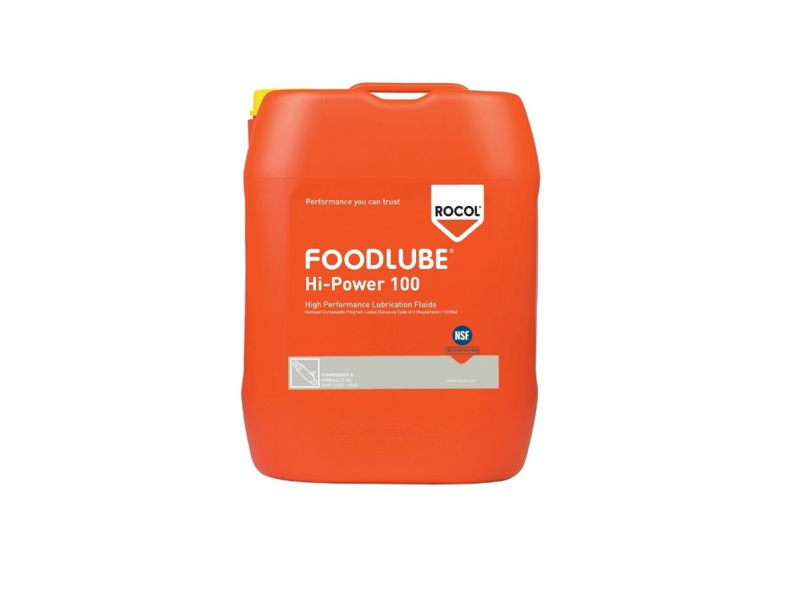 Aceite Hidraulico Sintetico de Base PAO con una Viscosidad ISO VG 100 FOODLUBE HI POWER 100 1L 