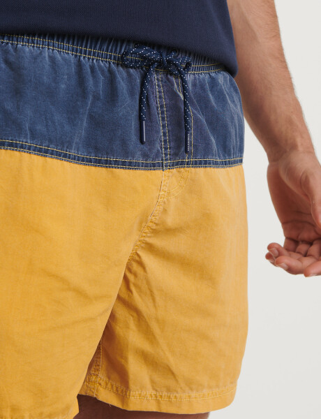 450602 SHORT COMBINADO HARRY Azul/amarillo