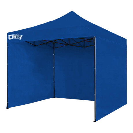 Gazebo 2.5x2.5mt Toldo Uv30 Impermeable + 3 Paredes Azul