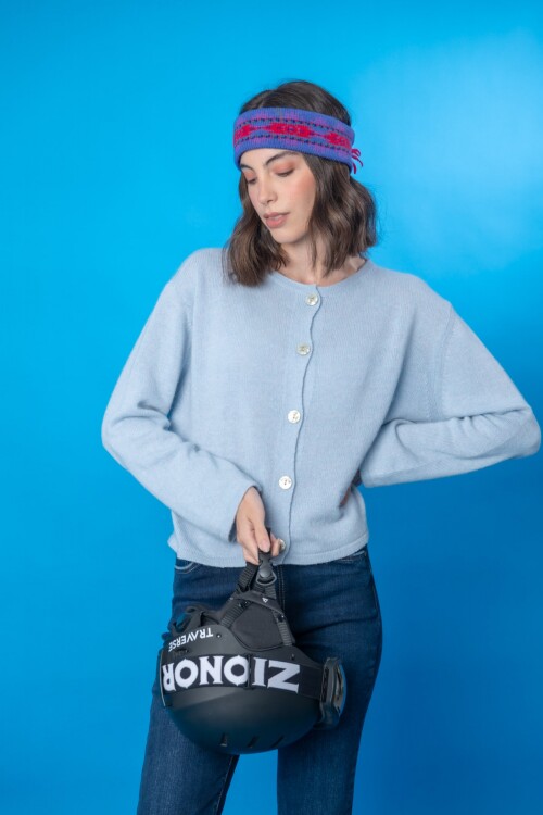 Cardigan Dotta Celeste