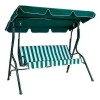 Sillón Hamaca Para Jardín Con Toldo En Caño Y Lona Sillón Hamaca Para Jardín Con Toldo En Caño Y Lona