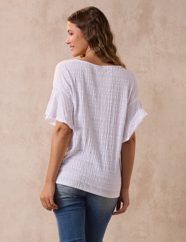 Blusa Algodón BLANCO