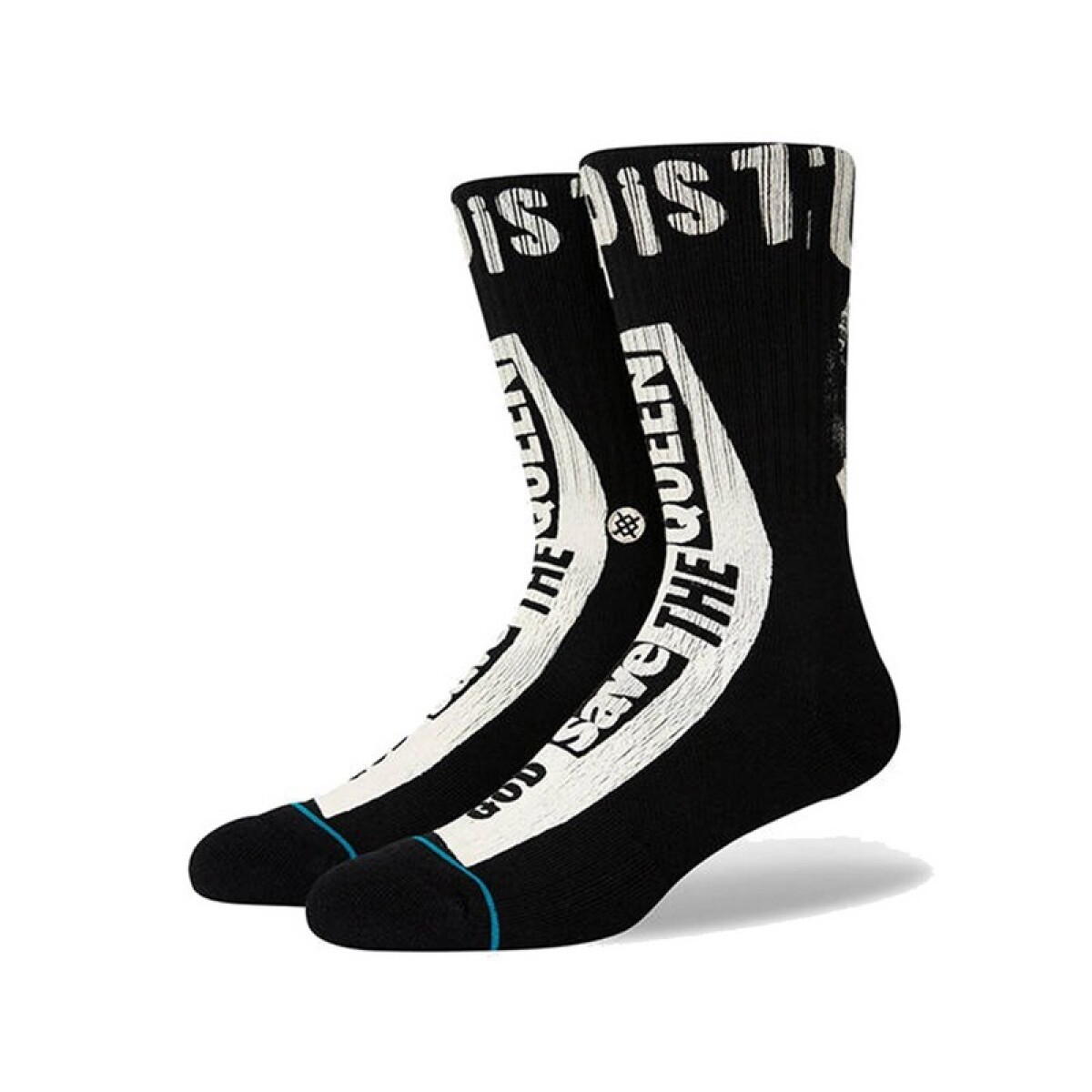 Medias Stance God Save The Queen - Negro 