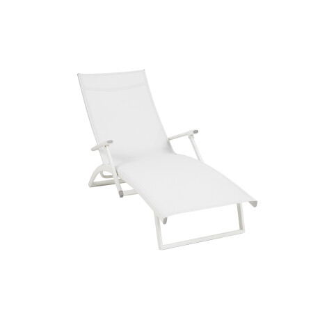 Reposera Aluminio Relaxing pure White Reposera Aluminio Relaxing pure White