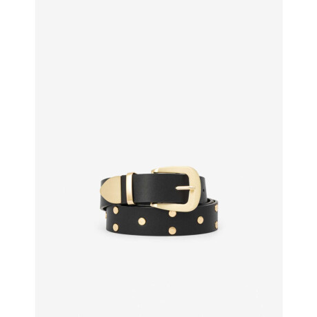 Cinturón Con Tachas Negro